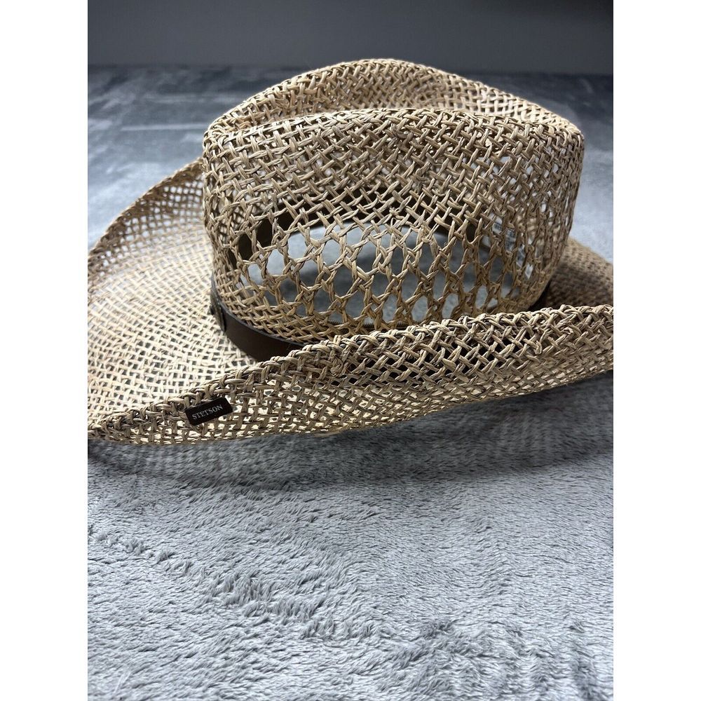 Unisex Cowboy Hat Stetson Leather Band Rodeo Dr Collection 20‎ IN Circumference